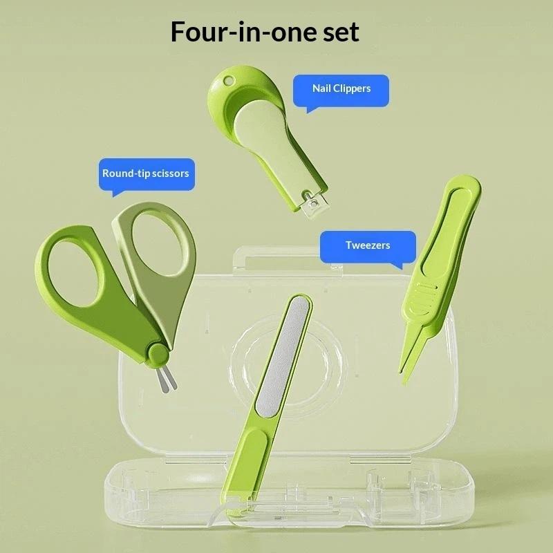4Pcs Kids Safe Portable Nail C - Baby Products Kit Set review and price