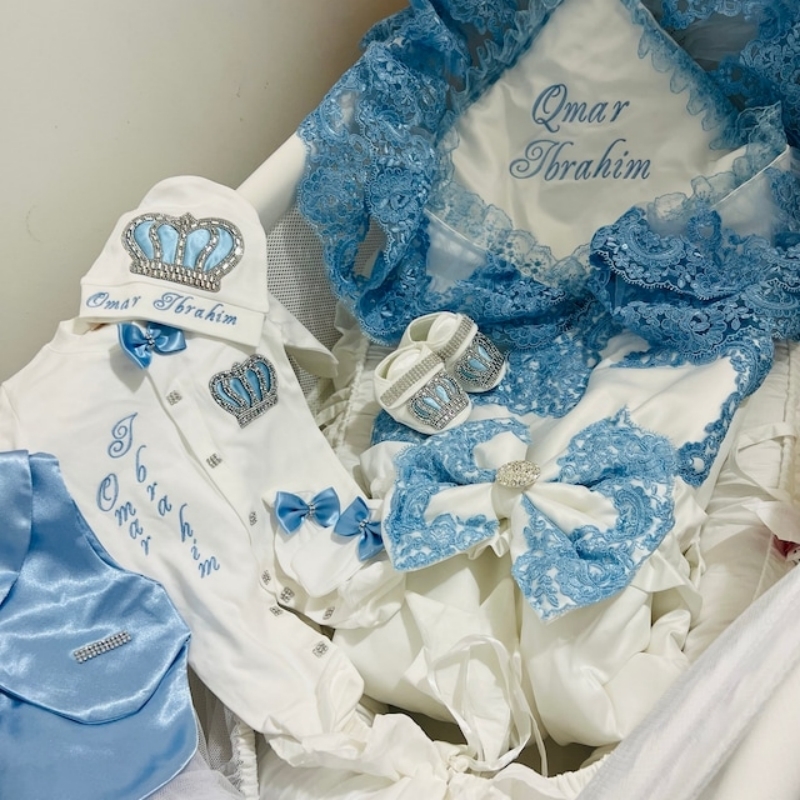 5pcs Newborn Baby Boy Outfits  - Baby Products Kit Set review and price